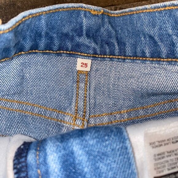 Levis denim skirt size 25 orange tab - Picture 2 of 9